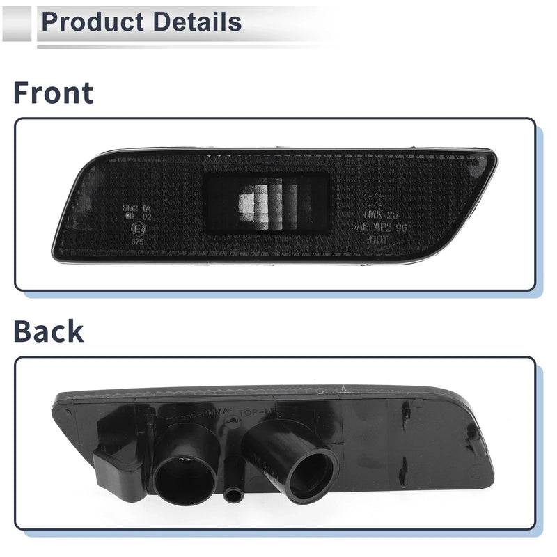 Volvo S80 Left Front Bumper Side Marker Light Cover (2002-2006)