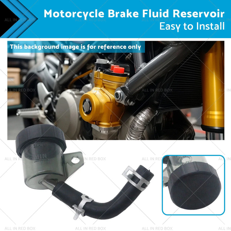 Universal Motorcycle Rear Brake Clutch Master Cylinder Fluid Reservoir