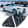 Lexus IS300 Rear Window Louver Vent Shade Shutter Cover (2013–2020)