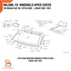 Nissan Navara Ute D21 WD21 Windshield Seal Molding (1986-1997)