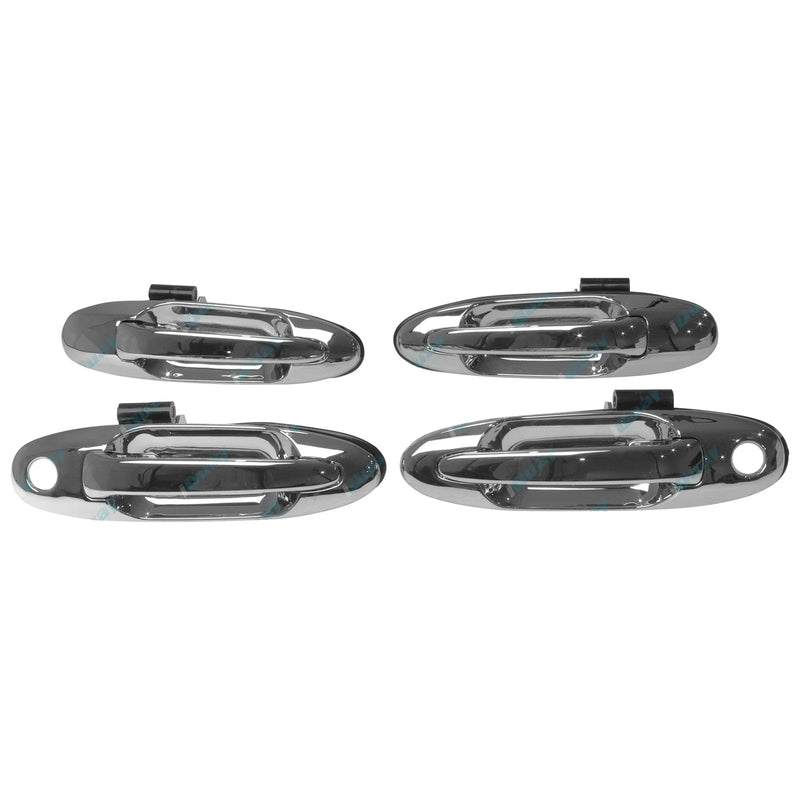 Toyota Landcruiser 1998-2007 100 Series Chrome Door Handle Set Front + Rear