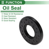 Oil Seal NBR Rubber 30x65x8mm High Pressure Black 5 Pcs