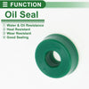 Oil Seal 6x16x6mm Seal Ring Rotary Shaft Seal TPU High Pressure Green 5 x