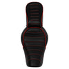 Harley Iron 883 XL883N (2016-2022) Black Red Driver & Passenger Seats