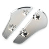 Harley Dyna Touring Softail Chrome Non-Slip Front Floorboards