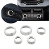 Ford Maverick (2022-2023) Silver AC Headlight Switch Knob Ring