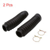 Honda Wuyang 2 x Black Motorcycle Front Fork Dust Covers