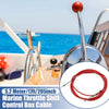 Make Model 2 x 17ft Marine Throttle Shift Remote Control Box Cable