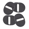 Carbon Fiber Style Universal Car Exterior Door Lock Keyhole Cover Trim