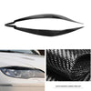 BMW X6 X6M 2 x Black Carbon Fiber Fog Light Trim Eyelids (2008-2014)