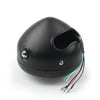 Motorcycle 6.5" Headlight Hi/Lo w/ Green Halo (Universal)