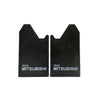 Mitsubishi 4WD 4X4 Off-Road Mud Flaps Splash Guards  Black Rubber