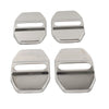 BMW F40 F45 G20, Benz C-Class, Maserati Silver Car Door Lock Protective Cover