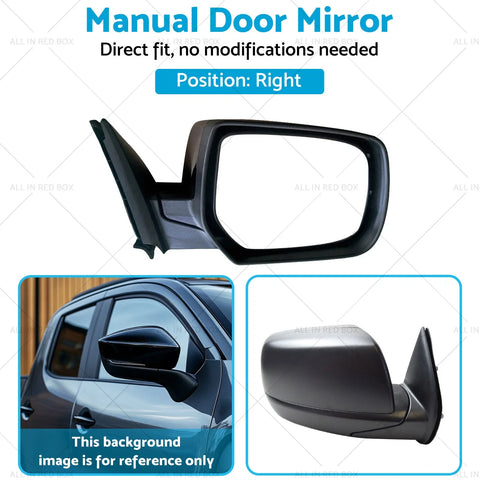 Ford Ranger PJ / PK Right Driver Side Door Mirror (2006-2011)