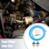 CRF50 / 70 / 90 Honda ATV Blue Motorcycle Fuel Line Clamps with 2 Fuel Filters