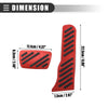 Chevrolet Camaro (2016-2022) Black Red 1 Set Brake Pedal Covers