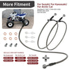 Suzuki QuadSport Z400 2003-2008 Steel Braided Front Brake Lines