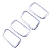 Mitsubishi Outlander 4 x Chrome Interior Door Handle Dish Frame Trims (2013-2018)