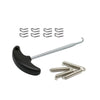 Exhaust Pipe Muffler Mounting Springs Hooks  Stainless Steel Chrome