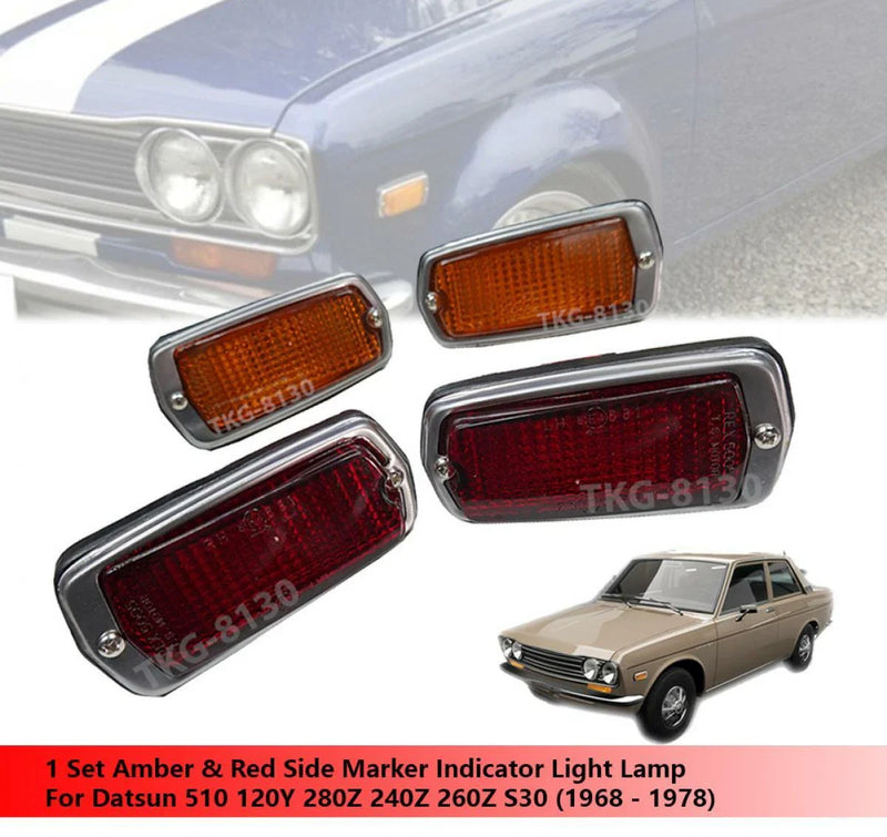Datsun 510 120Y 240Z 260Z 280Z 1 Set Side Marker Lights (1968-1978)