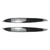 VW Golf MK4 Carbon Fiber Black Headlight Eyebrow Eyelid Cover Trim (1997-2005)