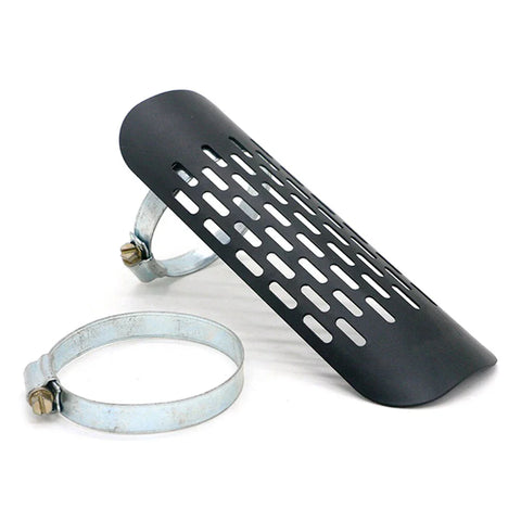 Universal Models Black Motorcycle Exhaust Muffler Pipe Heat Shield Cover