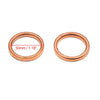 Honda GY6-125 ATV 10 x Metal Motorcycle Exhaust Pipe Muffler Gaskets
