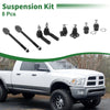 Dodge Dakota 8 Pcs Tie Rod Ends & Ball Joints (2005-2011)