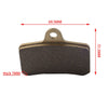 APRILIA RS4 50 (4T) 2011-2014, DERBI GPR, PEUGEOT NK7 XR7 Front Brake Pads