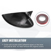 Ford Mustang Carbon Fiber Rearview Mirror Cover Overlay
