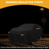 Toyota Sienna Car Cover / Waterproof All Weather Black 190T-PU with Zipper