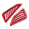 Toyota Corolla 2 x Red Air Vent Outlet Covers (2019-2021)