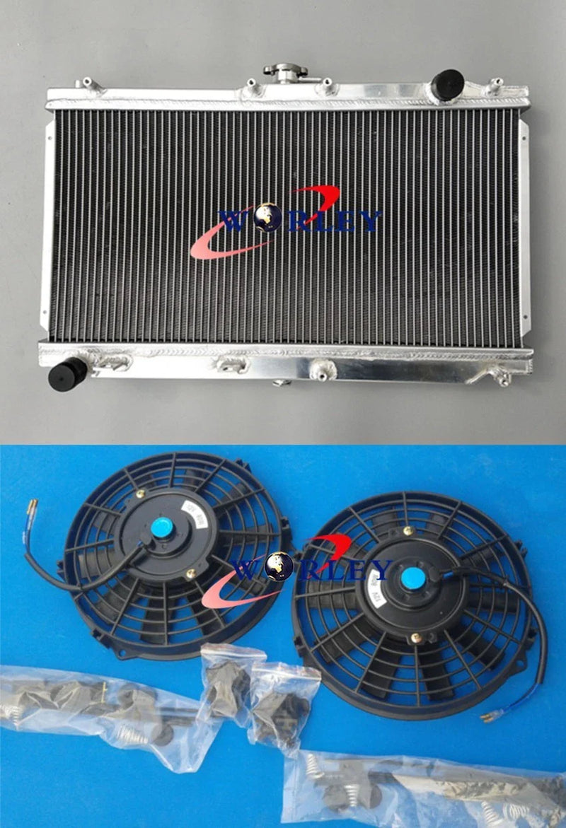 Mazda Miata MX5 MK2 1.6L 1.8L Alu Radiator + Fan (1999-2005)