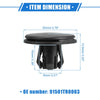 Honda - Durable Plastic Black 100 Pcs Fender Liner Retainer Clips