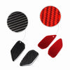 Chevrolet Camaro (2016-2024) Carbon Fiber Red 2 x Door Bowl Panel Cover Trim