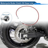 Motorcycle 130cm Brake Clutch Oil Hose Line Red