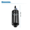 Universal Vehicles External Inline Fuel Pump Kit 10AN Inlet 8AN Outlet