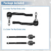 Ford Lincoln 4 x Front Inner Outer Tie Rod End Links (2010-2019)