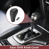 Chevrolet Gear Shift Knob Cover Black Carbon Fiber Faux Leather