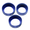 Ford Ranger Blue Alloy AC Radio Switch Trim Ring Knob Cover (2023-2025)