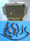 Suzuki Sierra SJ410 SJ413 Aluminum Radiator + Black Hose (1981-1998)