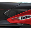 Corvette C8 2020-23 Real Carbon Fiber Interior Door Speaker Panel Cover Trim