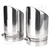 Audi A4 Sedan B8, Q5 2 x Chrome Exhaust Muffler (2008-2013)