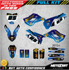 Husqvarna TC 85 (2014-2017) - WARP Style Stickers Custom Graphic Kit