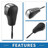BMW 1 Series Faux Leather Chrome Gear Shifter Knob (2006-2011)