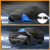 Tesla Model Y (2020-2023) - Oxford Cloth Black Blue Waterproof Car Cover