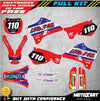 Yamaha YZ 125 Decal Custom Graphics Full Kit (1996-2001)