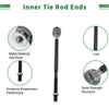 Dodge Journey 8pcs Front Suspension Kit Tie Rod Ends & Sway Bar Links