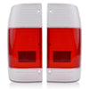 Tail Lights Lens Lamp Clear-Red Fits Mazda Magnum B2000 B2200 B2600 1985-98 D06