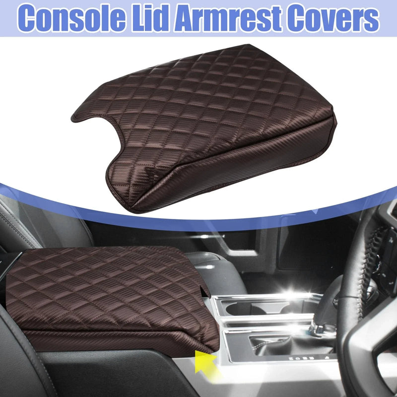 Ford F150 Brown Center Console Cover Pad (2015-2020)
